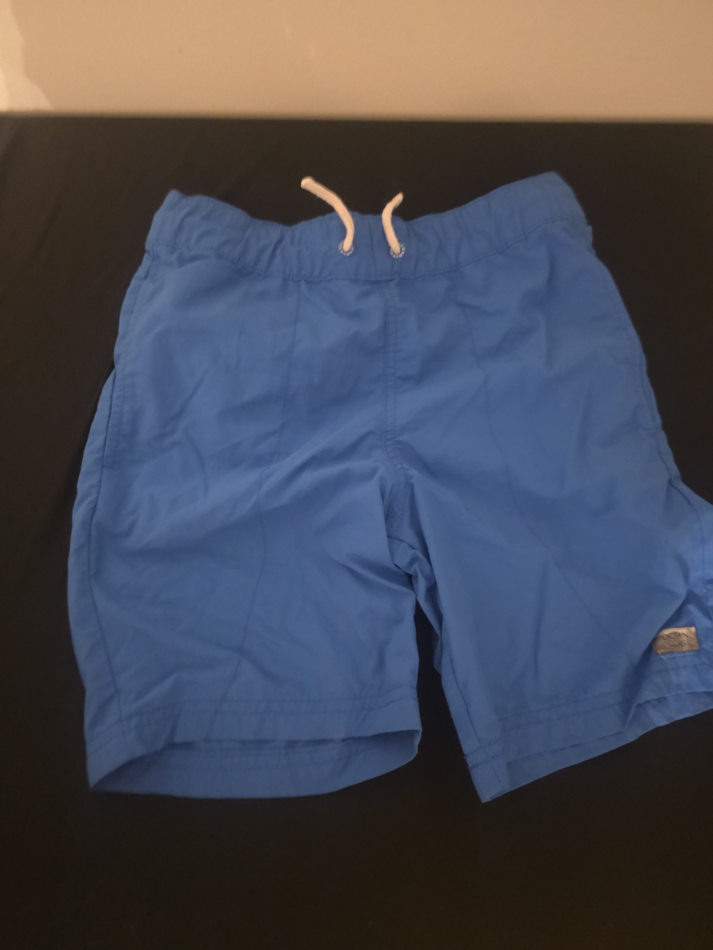 OP Kids Blue Swim Trunks with Drawstring